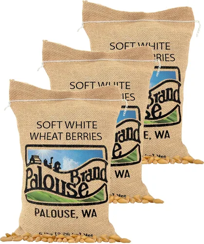Miniatura 10 de Palouse Brand Granos de Trigo Blanco Suave Certificados Sin Residuos de Glifosato 1 LB Cultivado por Familias en el Estado de Washington 100%