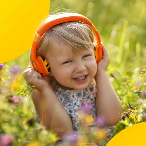 Miniatura 7 de Kidrox - Audífonos con cable para niños pequeños de 1 a 7 años — Audífonos para bebés con volumen limitado de 85 dB para viajes en avión y automóvil
