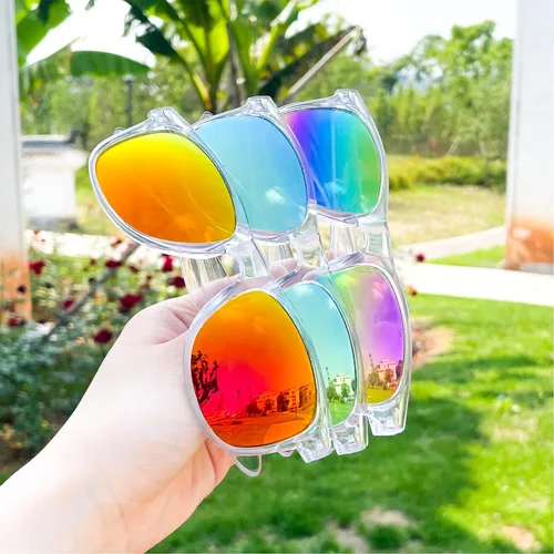 Miniatura 99 de Suministros para regalos de fiesta de colores neón Paquete de 8 gafas de sol unisex