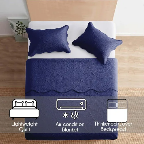 Miniatura 148 de MOONLIGHT20015 Juego de colchas individuales (68" x 86") – Paquete a granel de 10 al por mayor para hoteles, dormitorios de invitados y Airbnbs