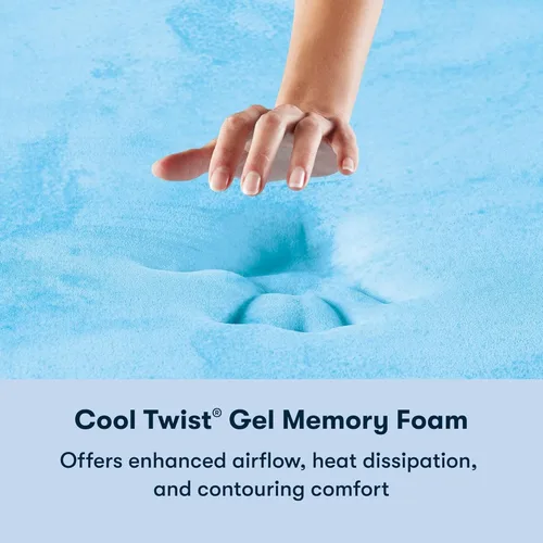 Miniatura 4 de Serta Sleeptrue Firm - Colchón de espuma viscoelástica individual de 6 pulgadas en una caja, colchón refrescante, transpirable y alivia la presión
