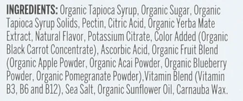 Miniatura 2 de Probar, Chew Energy Bolt Berry Blast Organic, 2.1 onzas, 12