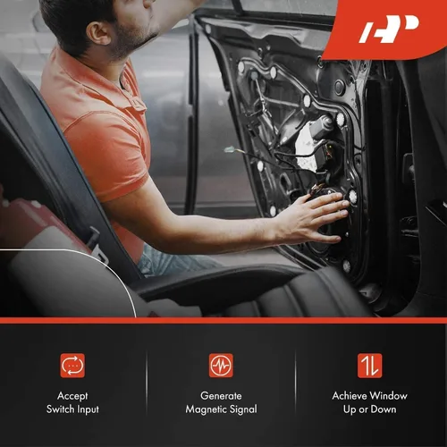 Miniatura 6 de Motor de elevación de ventana eléctrica A-Premium (con conector de 2 pines) Compatible con Hyundai Elantra Coupe 2013, Elantra 2011-2016, Sonata