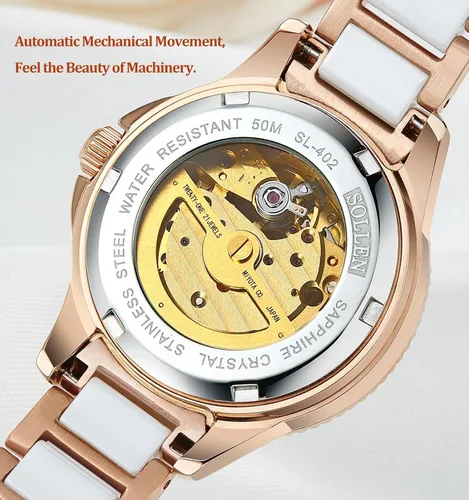Miniatura 6 de Automatic Watches for Women, Casual Women's Watch, 3ATM Waterproof Women's Wrist Watches, Ideal Gift for Girls & Adults