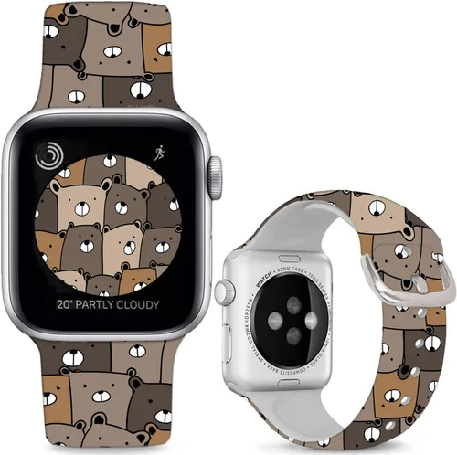 Miniatura 8 de Correas de silicona suave compatibles con Apple Watch de 38, 40, 41, 42, 44, 45, 46 y 49 mm, correas deportivas Ultra 2 para mujeres y hombres