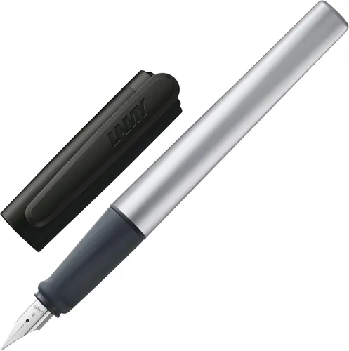 Miniatura 15 de LAMY nexx azure - Pluma estilográfica con empuñadura antideslizante y punta de acero pulido en tamaño M - cuerpo triangular de aluminio - incluyendo