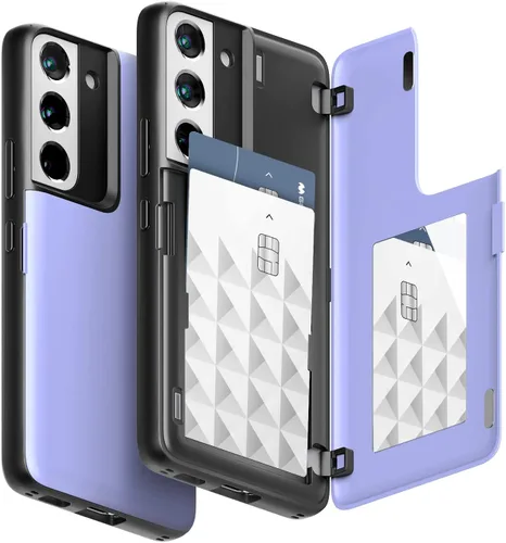 Miniatura 16 de GOOSPERY Funda tipo cartera para Samsung Galaxy S22 Ultra, [tarjetero] parachoques magnético de puerta con cierre automático, cubierta protectora