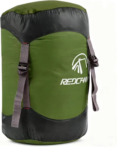Miniatura 12 de REDCAMP - Saco de compresión de nailon, 10L/17L/27L/40L, bolsa de dormir ligera, ideal para mochileros, senderismo y campamento, azul/amarillo/verde