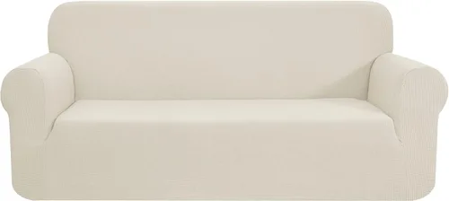 Miniatura 21 de CHUN YI - Funda elástica de 1 pieza para sillón grande, funda protectora suave de Jacquard con elastano, detalle de cuadros y parte inferior