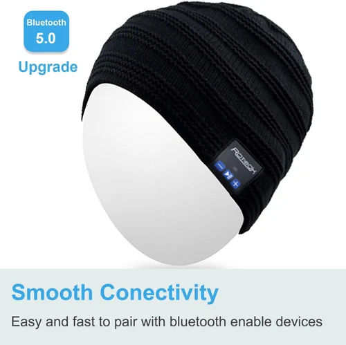 Miniatura 76 de Rotibox - Gorro inalámbrico con Bluetooth para deportes al aire libre, regalo de Navidad.