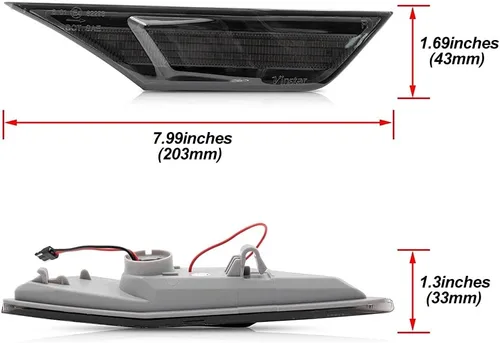 Miniatura 3 de Luces de posición NSLUMO delanteras de LED para Honda Civic OEM#H02551127N