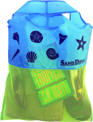 Miniatura 7 de Sand Dipper Bolso tote de malla expandible Bonita bolsa de nylon de pez payaso naranja