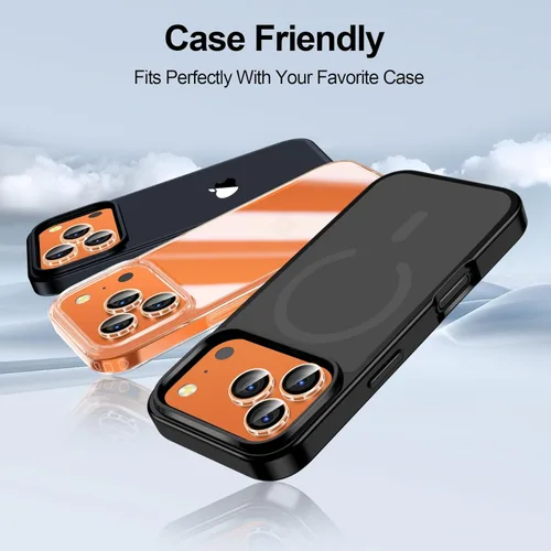 Miniatura 8 de QHOHQ Juego de 3 protectores de lente de cámara para iPhone 17 Pro Max/17 Pro/16 Pro Max/16 Pro/15 Pro Max/15 Pro, protector de lente individual 3
