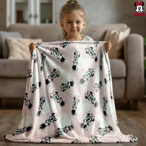 Miniatura 6 de Manta de Minnie Mouse Manta para arreglar de Minnie Mouse Manta para bebé de Minnie Mouse de felpa suave y forro polar Alfombra de 30" x 40