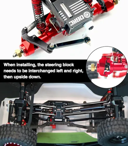 Miniatura 6 de McCue - Enlaces de mantis rezando a control remoto, enlaces de alta liquidación para Axial 1/24 Deadbolt AXI90081 RC Crawler piezas de actualización