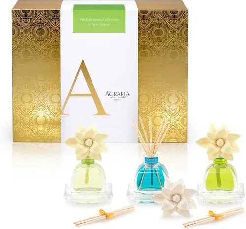 Miniatura 13 de AGRARIA Set de Difusor de Aroma de Flores y Varillas AirEssence, Juego de Fragancia Botánica de Flores Sola Hecho a Mano, Juego de Difusor de Aceite