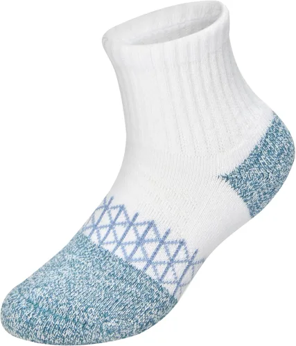 Miniatura 5 de Hanes Calcetines para niño, tobillos, tripulación y invisibles, paquete de 6, calcetines deportivos acolchados Absolute Active para niños, absorben