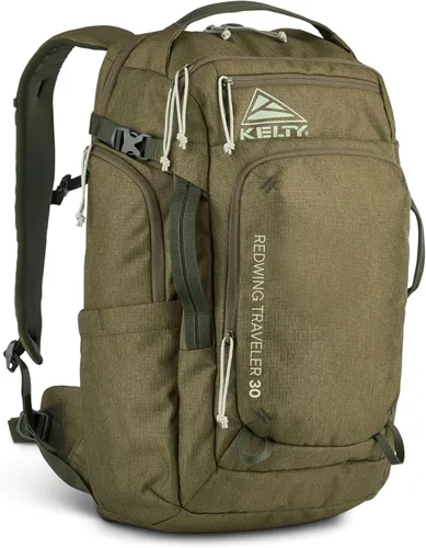 Miniatura 13 de Kelty Mochilas para viajeros Redwing, paquete de viaje para viajes de aventura Oliva quemada y negro Burnt Olive
