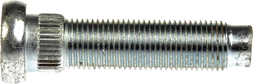 Dorman 610-439 - Perno dentado delantero 9/16-18 para rueda dentada, moleteado de 0.658 pulgadas, longitud de 2-7/16 pulgadas compatible con modelos