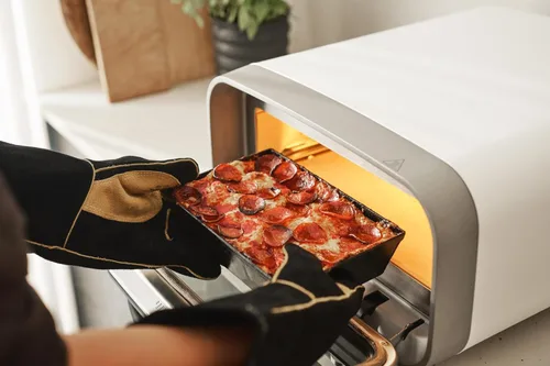 Miniatura 8 de Ooni Volt 2 - Horno eléctrico de pizza para interiores, horno tostador eléctrico versátil para encimera, cocina pizzas de 12 pulgadas y más