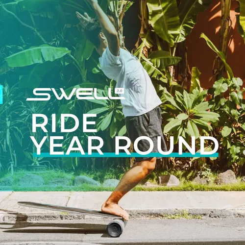 Miniatura 6 de Revbalance Swell 2.0 - Entrenador de tabla de equilibrio para surf y remo Arrecife - Teal