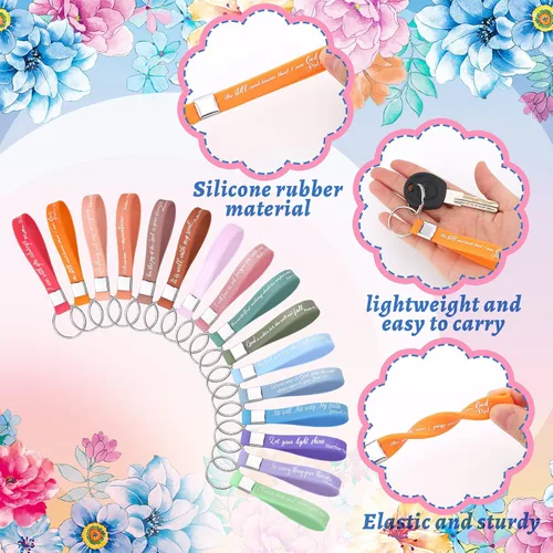 Miniatura 4 de Hillban - 32 bolsas de lona de maquillaje cosmético de lona a granel para mujeres, regalos inspiradores para profesores, bolsa de viaje, neceser