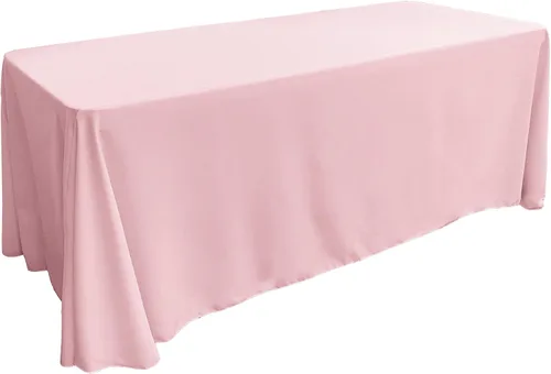 Miniatura 110 de LA Linen Mantel rectangular lavable de popelín de poliéster, resistente a las manchas y a las arrugas, cubierta de mesa 60x84, mantel de tela
