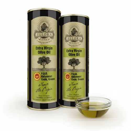 Miniatura 10 de Ellora Farms, Aceite de oliva virgen extra griego, DOP con certificación de finca única, ganador del premio de oro múltiple, rastreable, primera