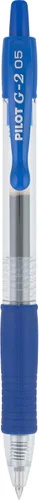 Miniatura 7 de Pilot, bolígrafos de gel retráctil G2 Premium, punta extra fina de 0.5 mm, paquete de 5, azul