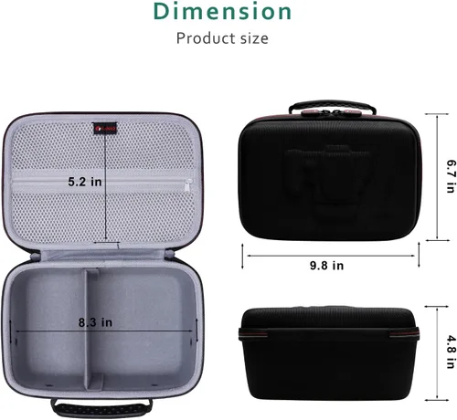 Miniatura 6 de Funda rígida para cámara Canon EOS Rebel R100/T7/R50/R6 MarkII/R50 V/R8/R10 y Nikon RED Z/ Z50 II/Z6 III/Z5 II sin espejo, para cámaras Gris