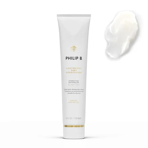PHILIP B Acondicionador ligero y profundo, 6 fl. oz. (6.0 fl oz) - Desenredante hidratante, añade humedad, brillo y suavidad, para todo tipo de