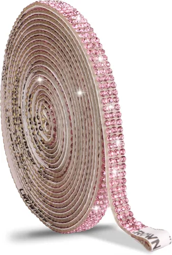 Miniatura 28 de Cinta de cristal autoadhesiva, calcomanías de diamantes de imitación para envoltura de regalos, manualidades, proyectos de decoración, bodas