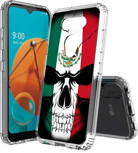 Miniatura 25 de Compatible con LG Aristo 5, funda transparente impresa, a prueba de golpes, arañazos, compatible con LG Phoenix 5/Fortune 3/Tribute Monarch/Risio 4
