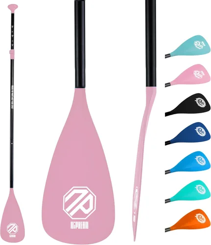 Miniatura 19 de niphean 4-Piece Kayak Paddle, Adjustable Paddle Board Paddles, Lightweight SUP Paddle, Detachable Stand Up Paddle Board Accessories Oars with 4