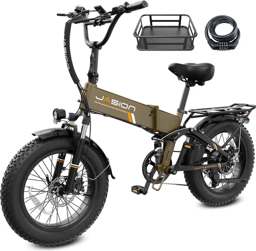 Miniatura 15 de Jasion X Hunter PRO/ST Electric Bike for Adults,1800/1400W Peak 20''Fat Tire Foldable E Bikes,Folding Ebike Up to 80/70 Miles Range 30 MPH,720/624WH