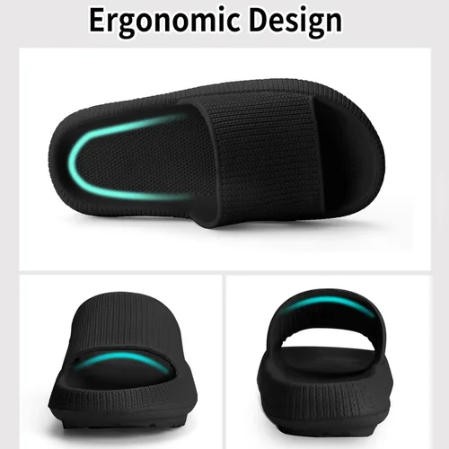 Miniatura 4 de Orthoshoes Sandalias de nube para niños y niñas, cómodas, con suela gruesa, antideslizantes, para ducha, baño, zapatos de playa de verano para niños