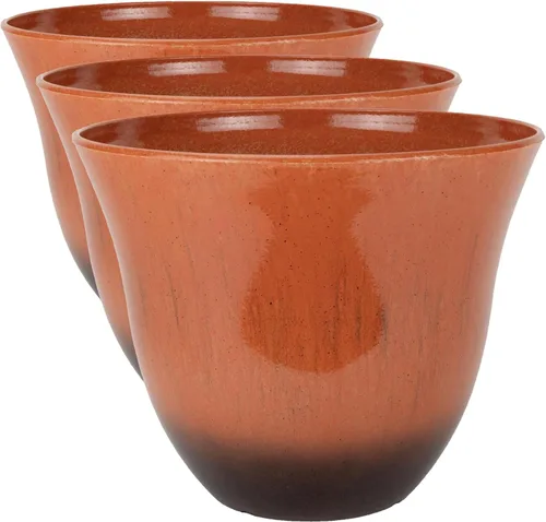 Miniatura 8 de Classic Home and Garden Macetas de Resina Madreselva - Macetas Ligeras para Plantas de Interior y Exterior - Macetas de Plástico Resistentes a