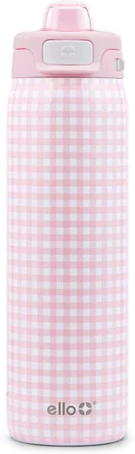 Miniatura 66 de Ello Pop & Fill Insulated Stainless Steel Water Bottle with Quick Fill Lid, Leakproof Locking, Sip or Chug Spout, BPA-Free, Double Wall Vacuum Negro