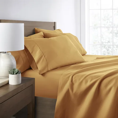 Miniatura 13 de ienjoy Home Linen Market - Juego de sábanas de 6 piezas, color rubor, tamaño King Blush