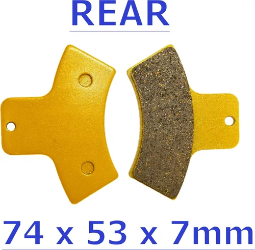 Miniatura 3 de Pastillas de Freno Delantero Trasero Frenos para Polaris Trail Blazer/Xplorer 250 - Magnum/Trail Boss/Xpedition 325 - Trail Boss 330
