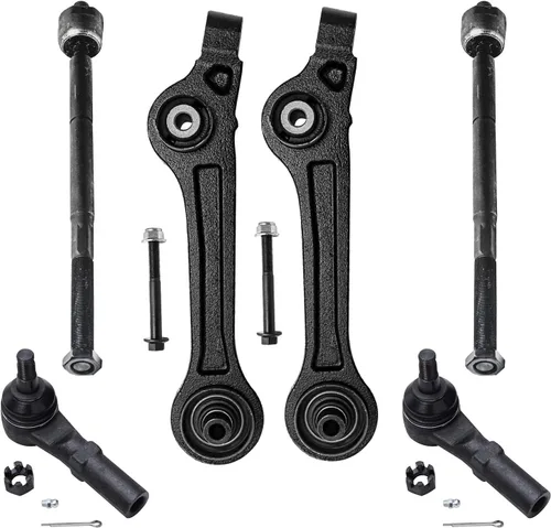 Miniatura 115 de Detroit Axle - Kit de extremo delantero para Chrysler 300 Dodge Charger Challenger 2011-2023, 2 brazos de control inferiores traseros 2 varillas
