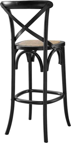 Miniatura 7 de Modway Taburete Gear Bar en Negro, 19 x 17.5 x 43.5