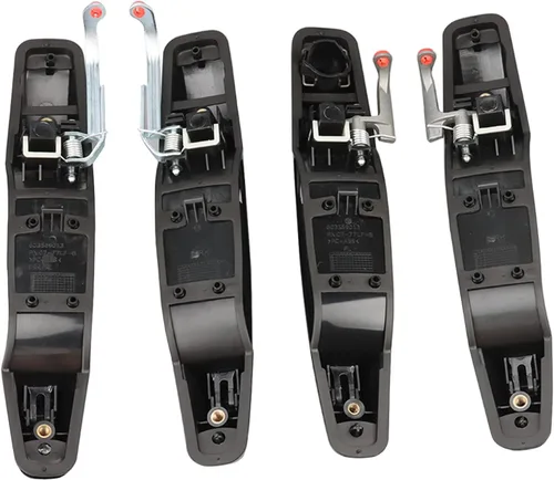Miniatura 6 de Juego de 4 manijas negras para puerta exterior delantera y trasera, lado del pasajero, compatible con Chevy Silverado 1500 Tahoe Suburban GMC Sierra
