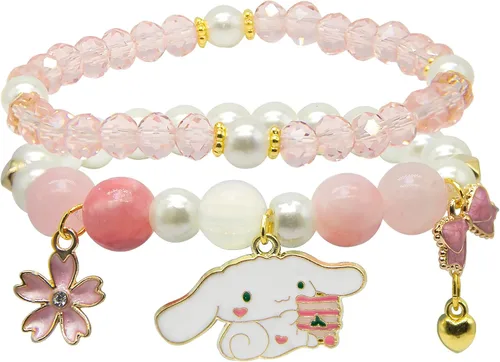 Miniatura 7 de ZMANYIJEW Pulsera de cuentas de cristal para mujer, lindas pulseras de cuentas a juego para mejor amiga