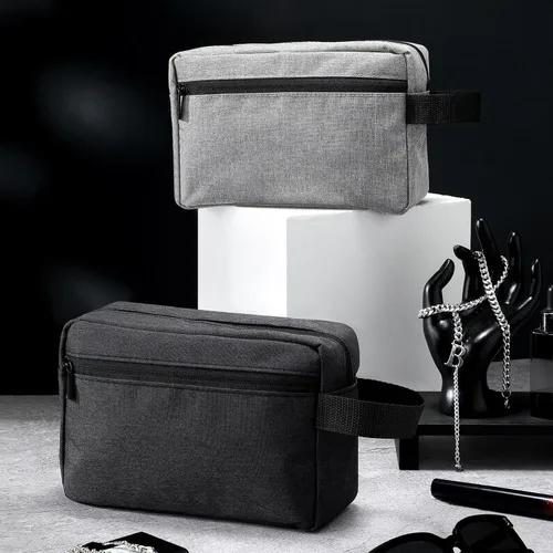 Miniatura 4 de Paterr Neceser de Viaje de 16 Piezas para Mujeres y Hombres, Grande, Resistente al Agua, Bolsa de Afeitar Colgante, Bolsa Cosmética con Asa y Negro