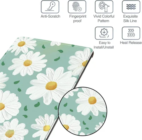 Miniatura 5 de Funda diseñada para iPad Air Gen 4 y 5 de 10.9 pulgadas (2020/2022) apagado y encendido automático con soporte para lápiz de visión multiángulo