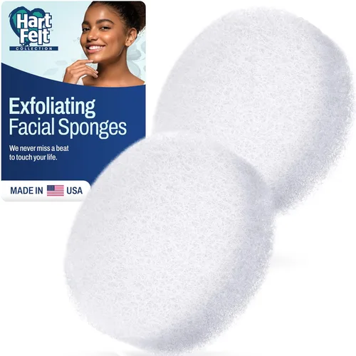 Miniatura 9 de HartFelt Exfoliante facial redondo exfoliante para el cuidado de la piel, hecho en Estados Unidos, facial casero, uso con crema favorita, 4