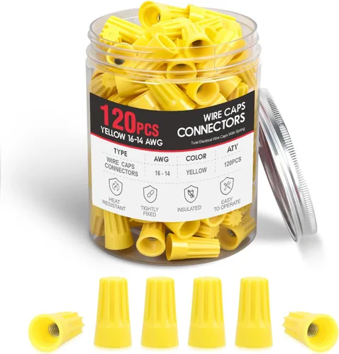 Miniatura 20 de Nilight Kit surtido de terminales aislados con grifo T y cable sin soldadura de empalme rápido, 100 unidades 22-18 18-14 12-10 AWG T Tap 100