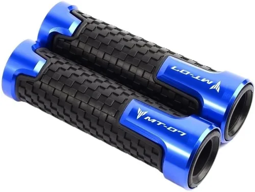 Miniatura 11 de F para Yamaha MT07 FZ07 Mt07 Fz-07 2017 2018 2019 2020 2021 2022 manillar de goma para motocicleta Agarraderas Y (color negro)