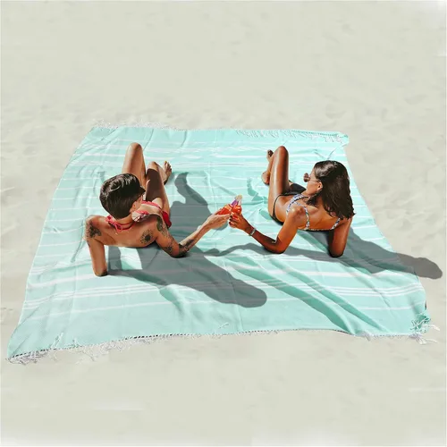 Miniatura 61 de Manta Gigante Extra Grande Fina Manta Boho Antfuny Manta de Playa Turca Toalla Jumbo Extra Grande XL XXL Grande Sobredimensionada Accesorios